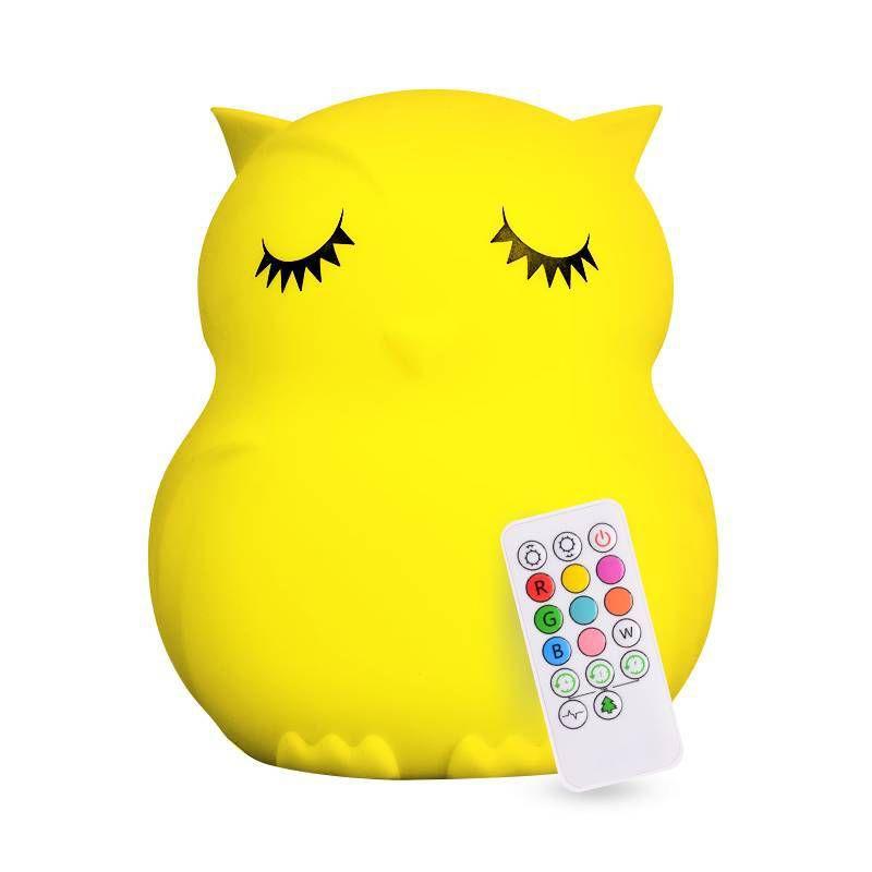 LumiPets LED Kids' Night Light Lamp with Remote