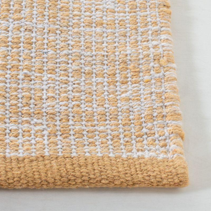Montauk MTK250 Hand Woven, Flat Weave Indoor Area Rug - Gold - 8'x10' - Safavieh