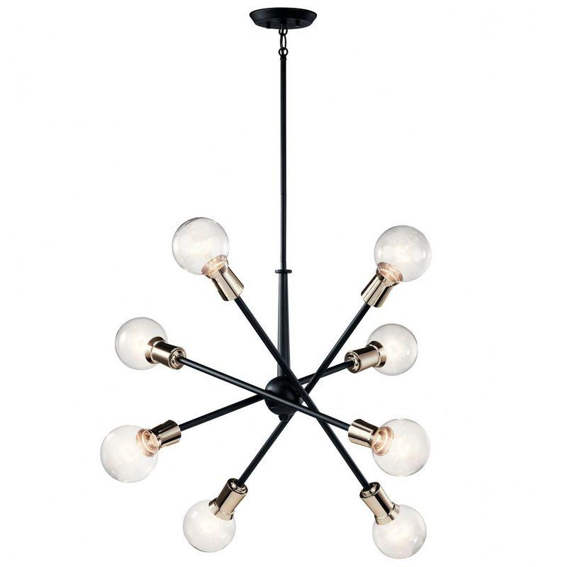 Kichler Lighting Armstrong 8 - Light Chandelier in  Black