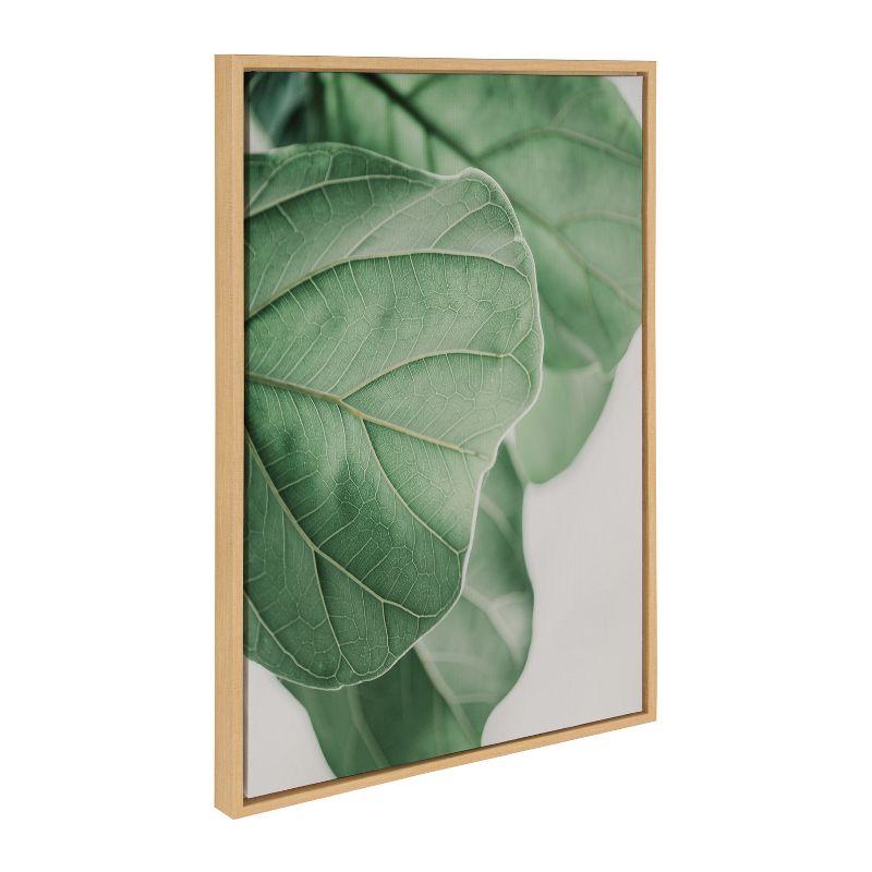 Kate and Laurel Sylvie Plant Study 6 Framed Canvas by Alicia Abla