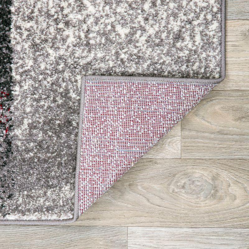 World Rug Gallery Contemporary Modern Geometric Boxes Area Rug