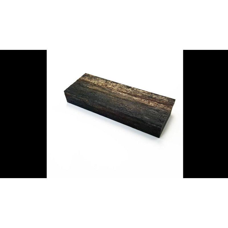 22" x 28" Bark Rustic Framed Bathroom Vanity Wall Mirror Charcoal - Amanti Art: Beveled, Polystyrene Frame, Wall Mounted