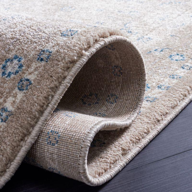 Sofia SOF330 Power Loomed Area Rug - Tan/Blue - 8'9"x11'9" - Safavieh.