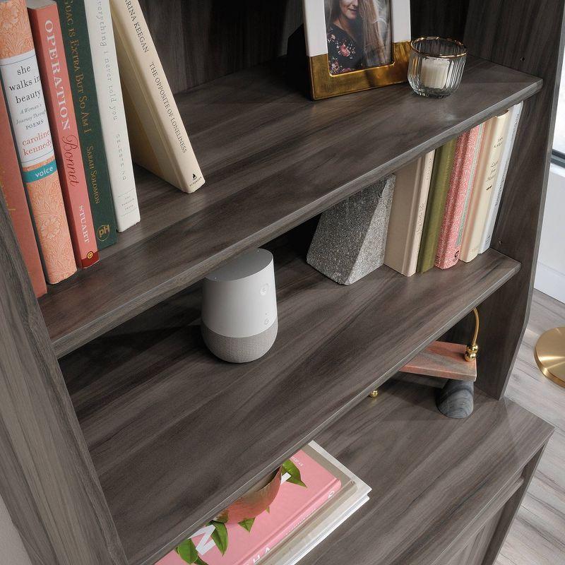 Clifford Place 2 Shelf Library Hutch Jet Acacia - Sauder: Palladia Office Hutch, Adjustable Storage