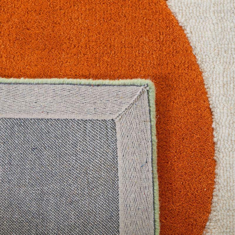 Rodeo Drive RD883 Hand Tufted Indoor Area Rug - 6'x9' - Green/Black - Safavieh