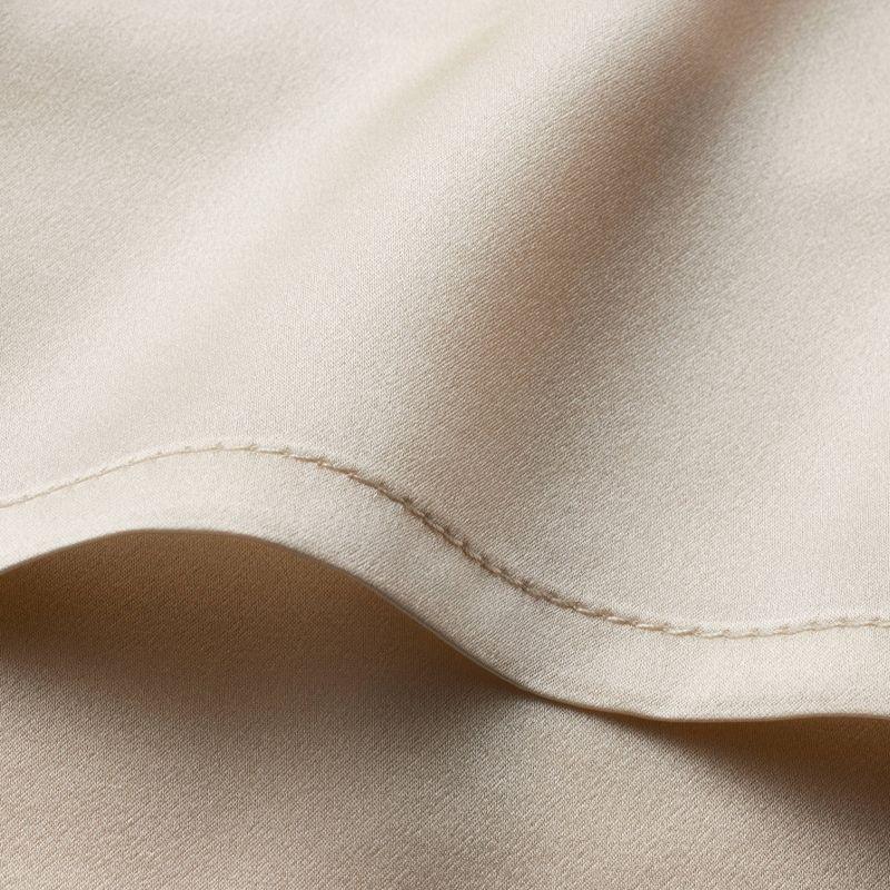 Standard Solid Silk Pillowcase Cream - Casaluna™: Hand Wash, Satin Construction, OEKO-TEX Certified