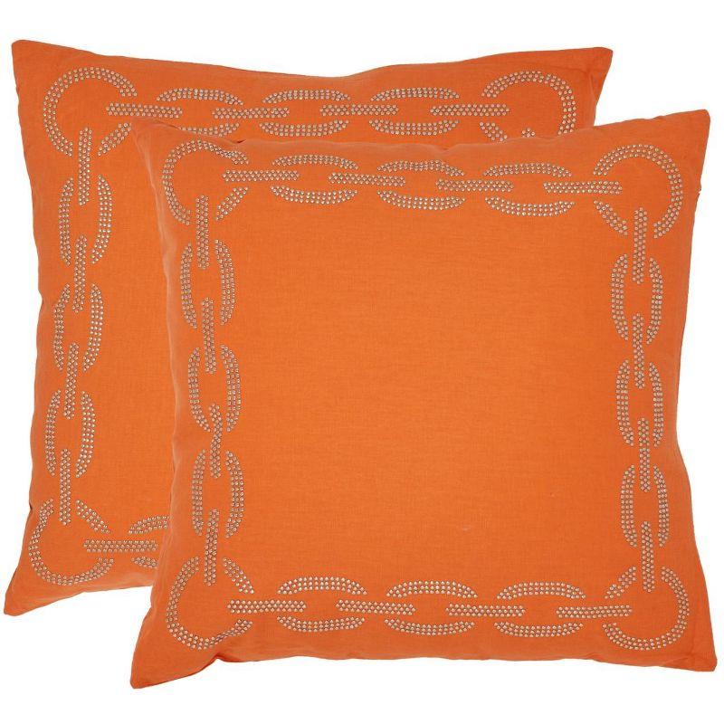 Safavieh Abstract Reversible Throw Pillow (Set of 2)