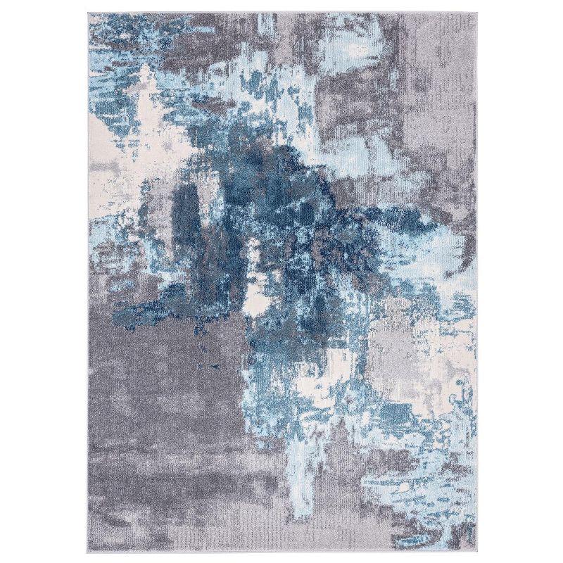 Luxe Weavers Abstract Distressed Area Rug