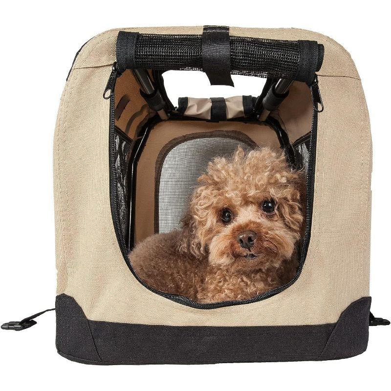 Pet Life Folding Zippered 360° Vista View House Pet Crate