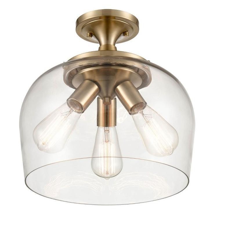 Cromkill Glass Semi Flush Mount