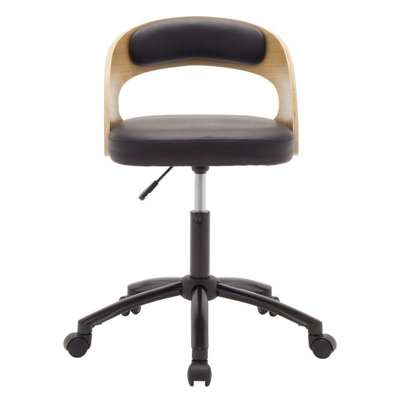 Ashwood Task Chair Black/Ashwood - Calico Designs