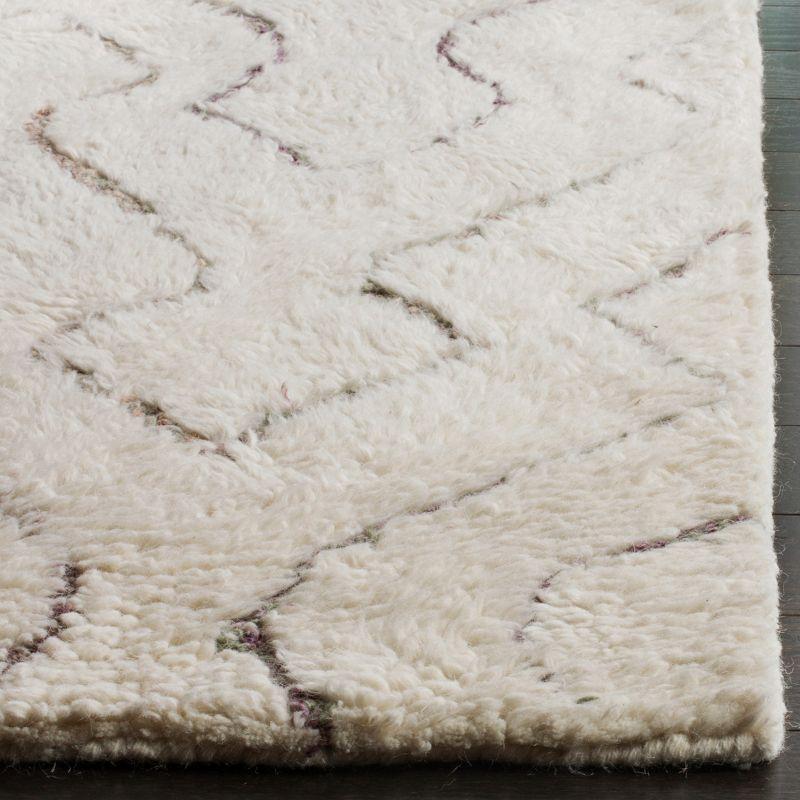 Casablanca CSB211 Hand Tufted Indoor Area Rug - Ivory/Multi - 5'x8' - Safavieh