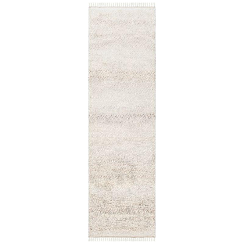 Casablanca CSB521 Hand Knotted Indoor Runner Rug - Beige - 2'3"x8' - Safavieh