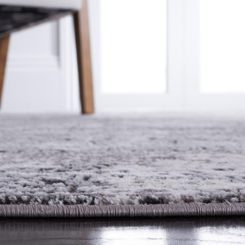 Amelia ALA271 Machine Made Indoor Area Rug - Gray/Charcoal - 6'-7"x6'-7" - Safavieh