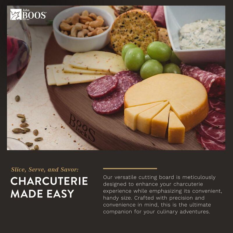 John Boos John Boos 18" Round Cutting Board, 1.5" Edge Grain