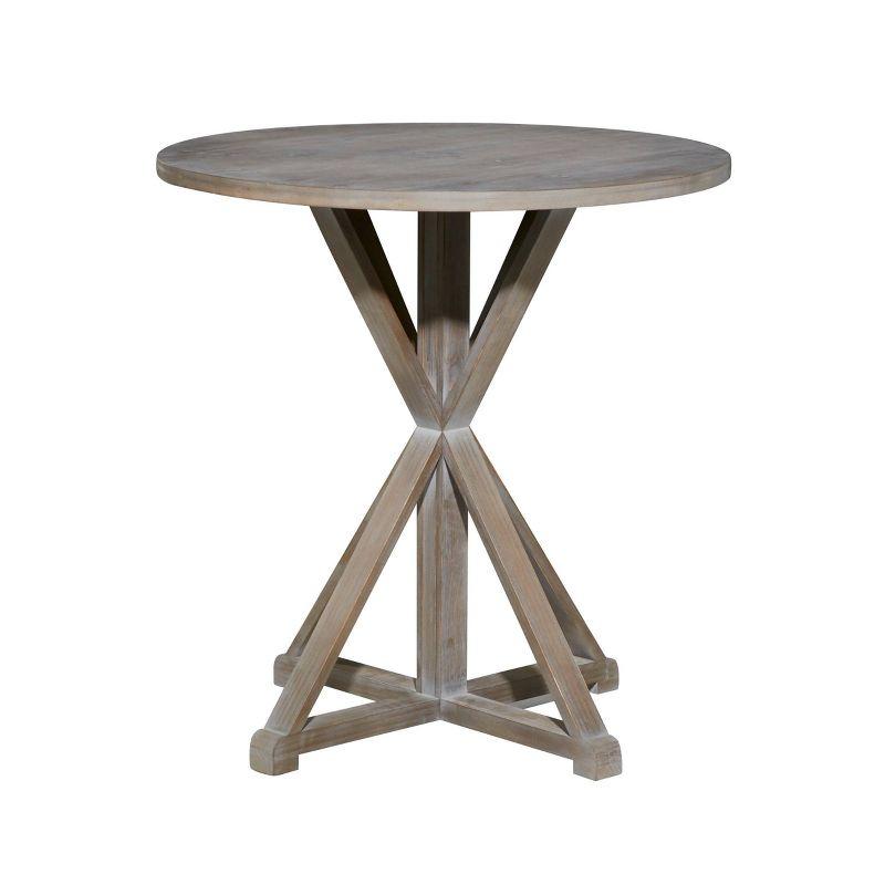 31" x 29" Farmhouse Wood Accent Table - Olivia & May