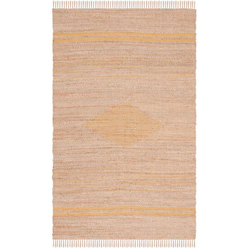 Natural Fiber NF121 Hand Woven Area Rug - Gold/Natural - 8'9"x11'9" - Safavieh.