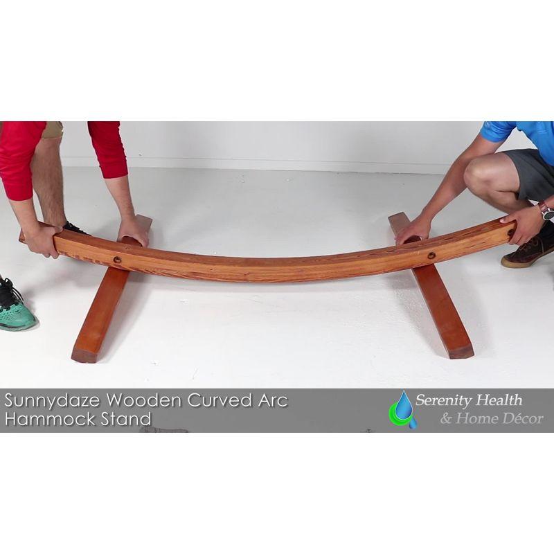 Wood Standard Hammock Stand