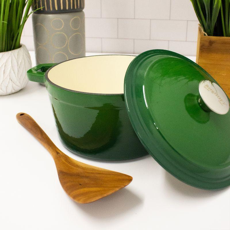 Prep & Savour Neo Cast Iron 3qt. Round Dutch Oven with Lid