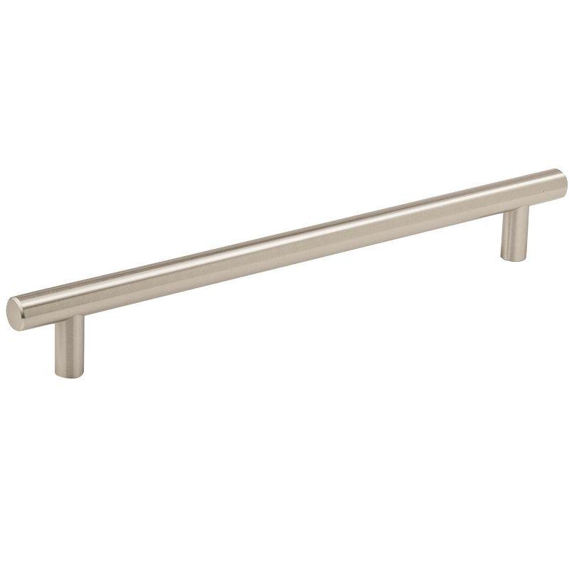 12-Inch Sterling Nickel Modern Bar Pull with Mounting Hardware