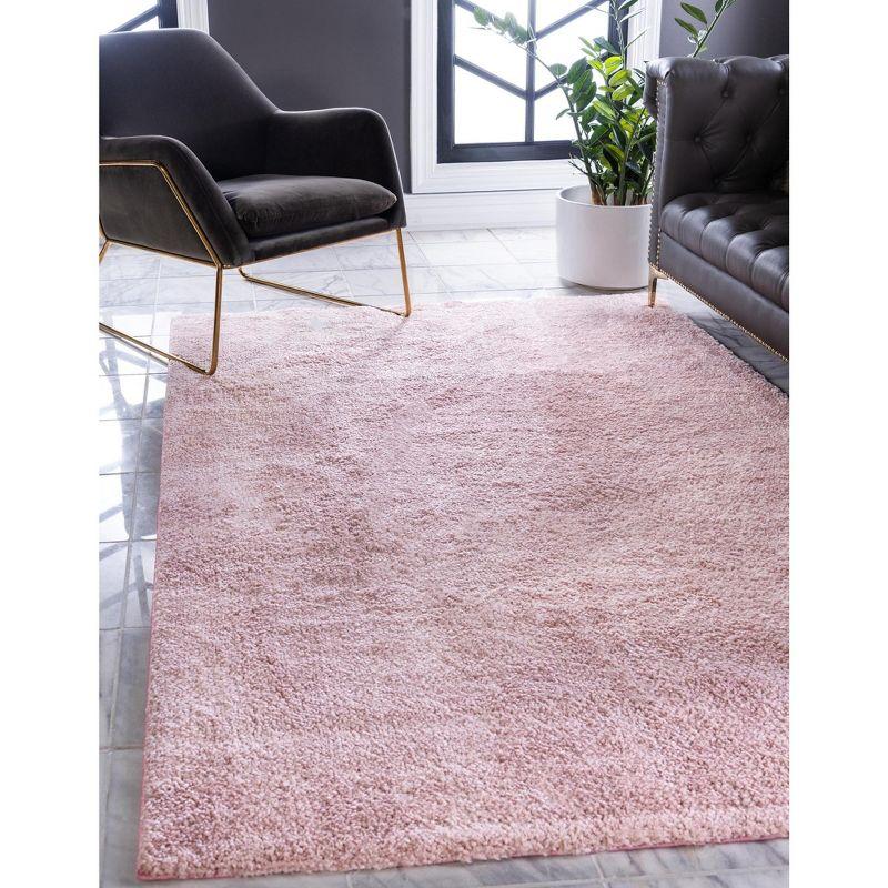 Unique Loom 3' 3 x 5' 3 Solo Calabasas Pink Area Rug