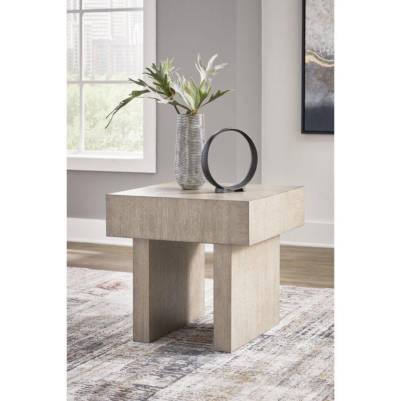 Signature Design by Ashley Jorlaina End Table, Light Grayish Brown