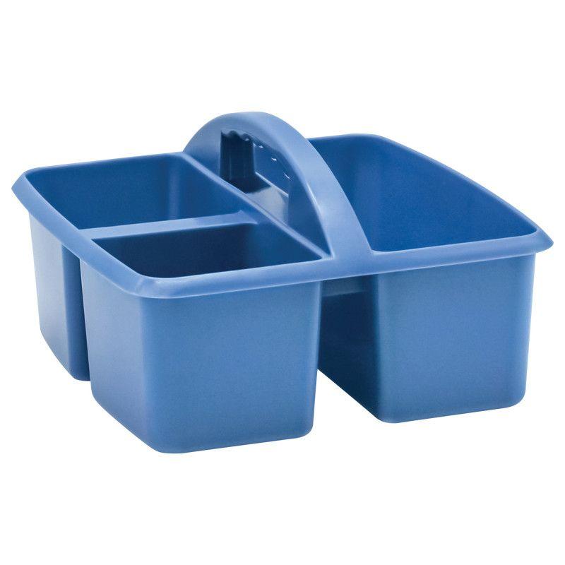 Slate Blue Stackable Plastic Kids Storage Caddy