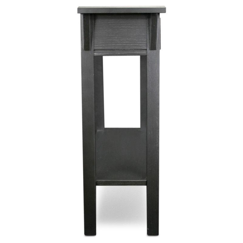 Favorite Finds Mission Hall Stand Slate Finish - Leick Home: Compact Wood Entryway Table with Drawer, CARB Certified