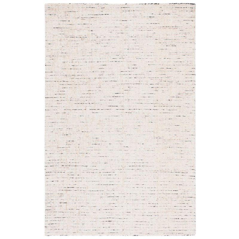 Abstract ABT468 Handmade Indoor Area Rug - Ivory/Blue - 5'x8' - Safavieh