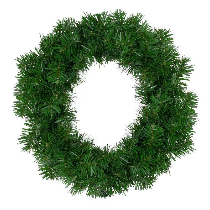 18-Inch Green Pine Artificial Christmas Wreath for Front Door