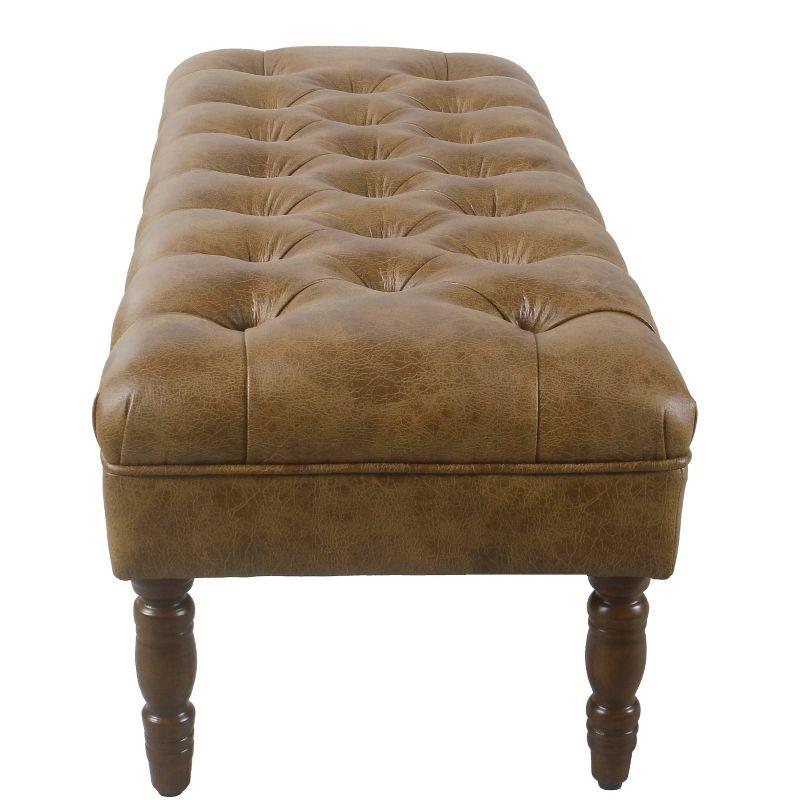 Classic Tufted Medium Bench - HomePop