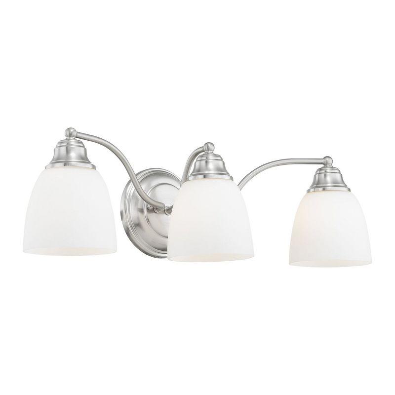 Livex Lighting Somerville 3 - Light Vanity in  Brushed Nickel