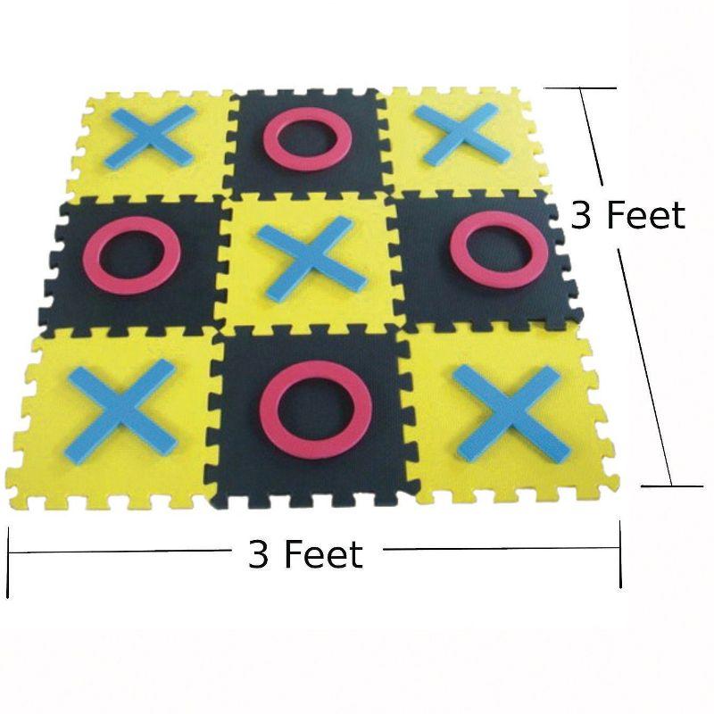 Jumbo Foam Tic-Tac-Toe Game with Interlocking Board