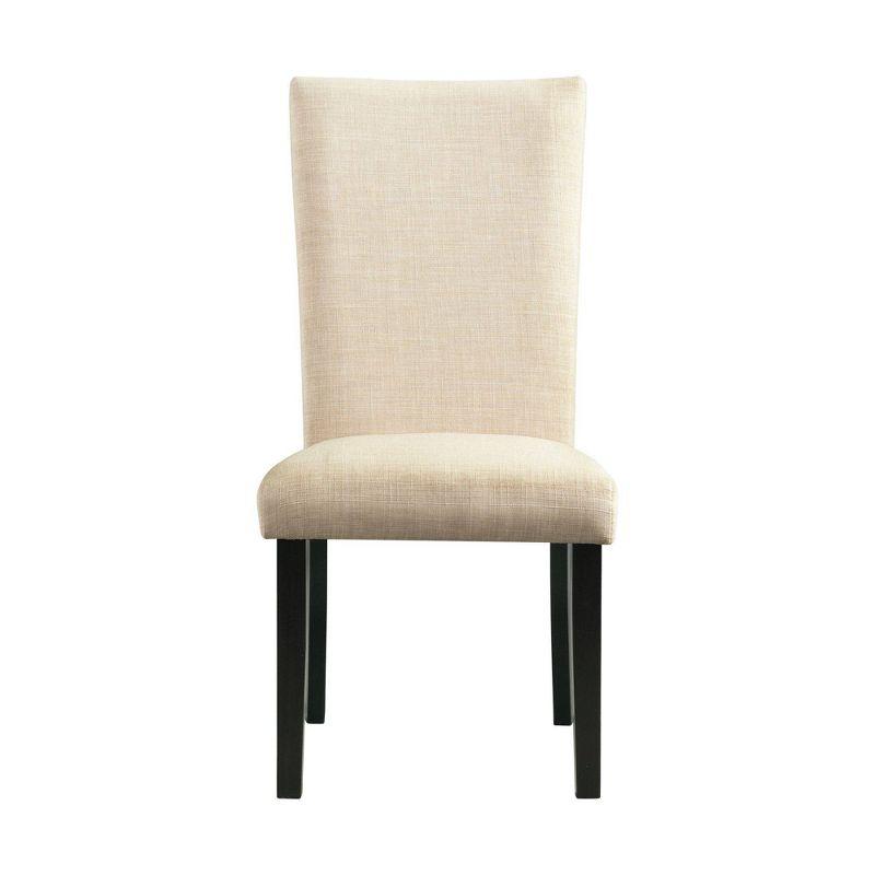 Picket House Furnishings Florentina Side Chair Set Linen: Modern Upholstered MDF Frame, 300 lbs Capacity