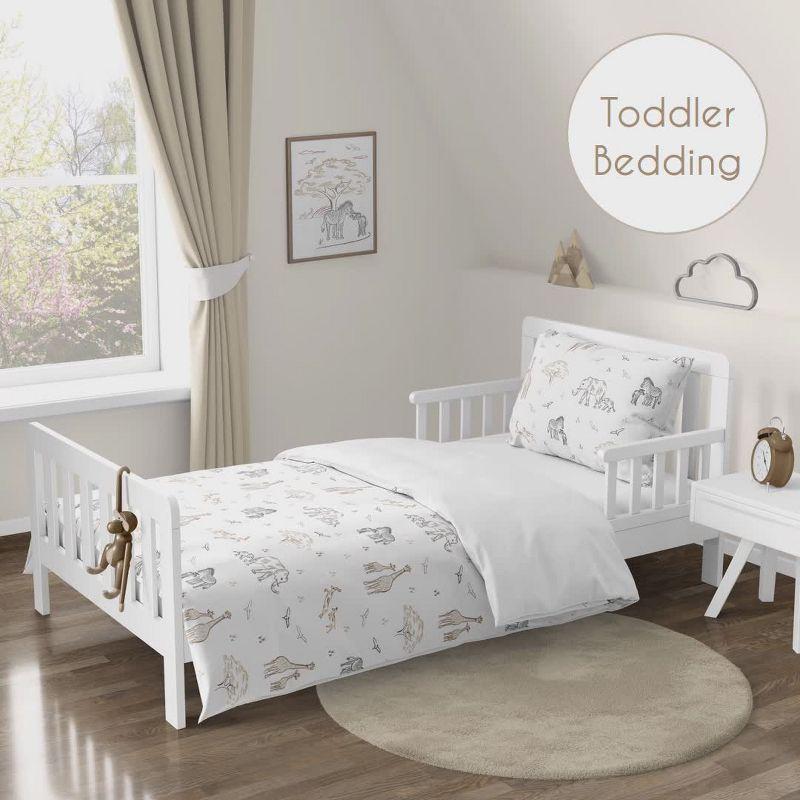 Sweet Jojo Designs Serengeti Animals Fitted Crib Sheet