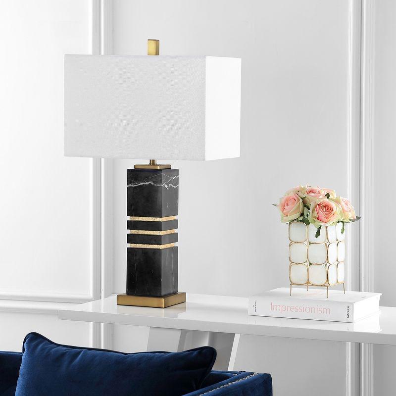 Everly Quinn Tonna Marble Table Lamp