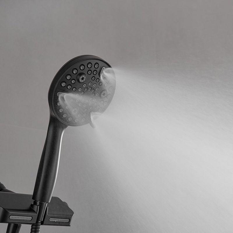 10-spray Wall Mount Dual Shower Head and Handheld Shower Head 1.8 GPM with Stainless Steel Hose