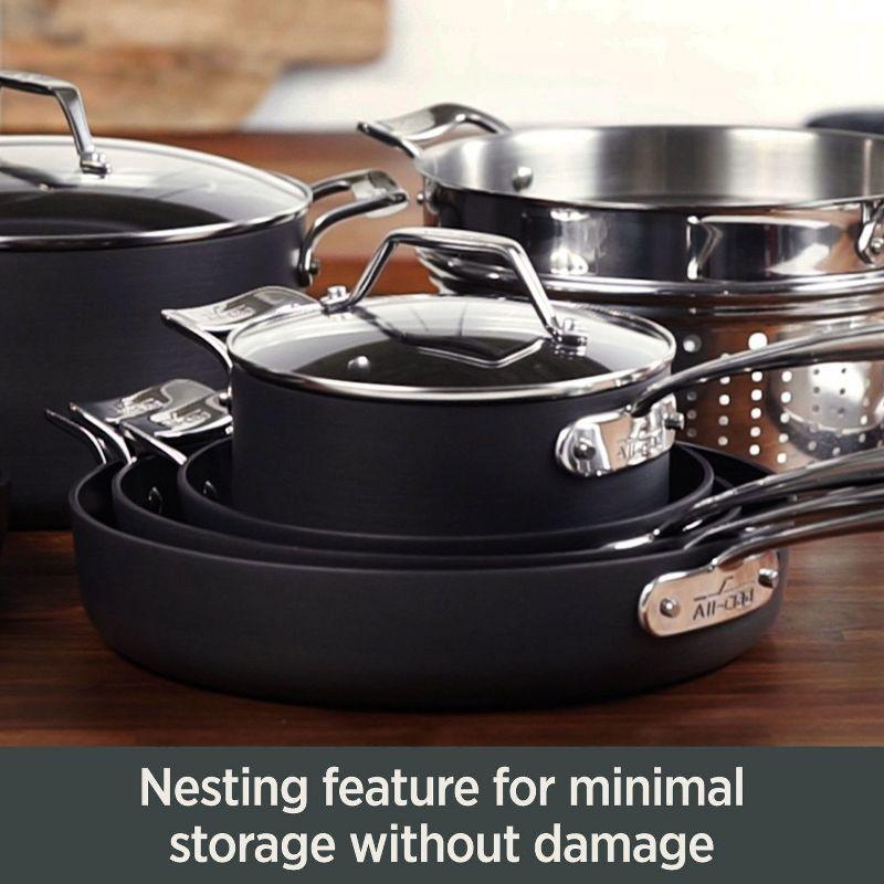 All-Clad Essentials 2-Piece Non-Stick Aluminum Fry Pan Set