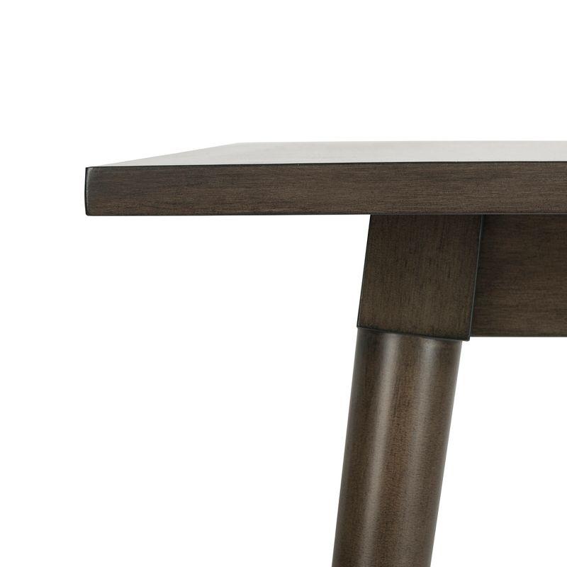 Simone 36" Transitional Square Dining Table in Dark Walnut