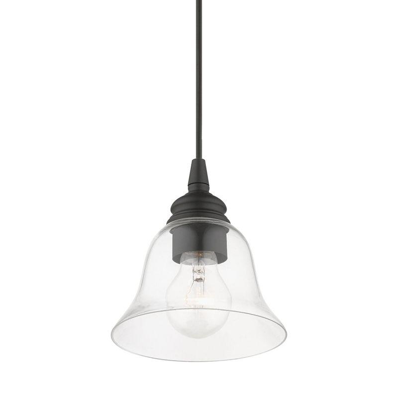 Livex Lighting Moreland 1 - Light Pendant in  Black