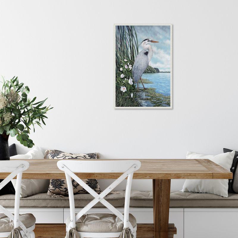 Amanti Art Great Blue Heron by James Harris Framed Canvas Wall Art