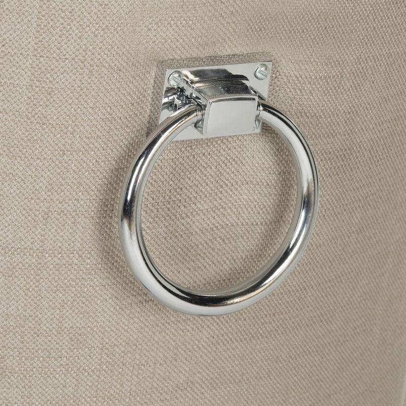 Sinclair 21''H Ring Chair (Set of 2) with Silver Nail Heads  - Safavieh