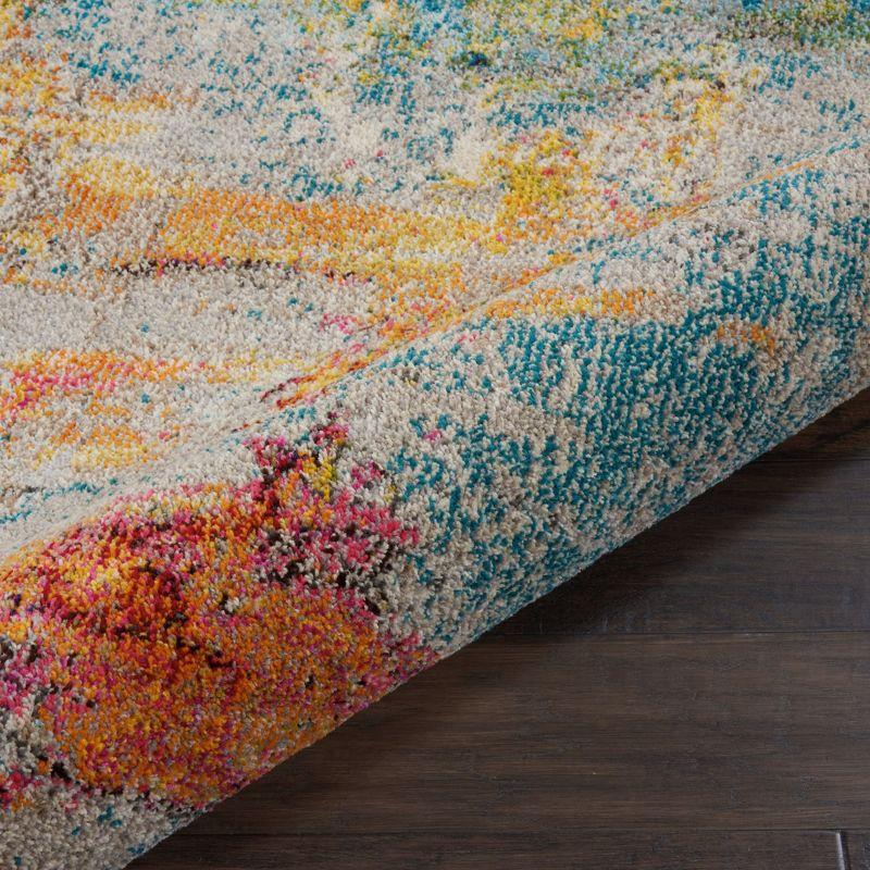 Nourison Celestial CES02 Sealife Area Rug 4' x ROUND