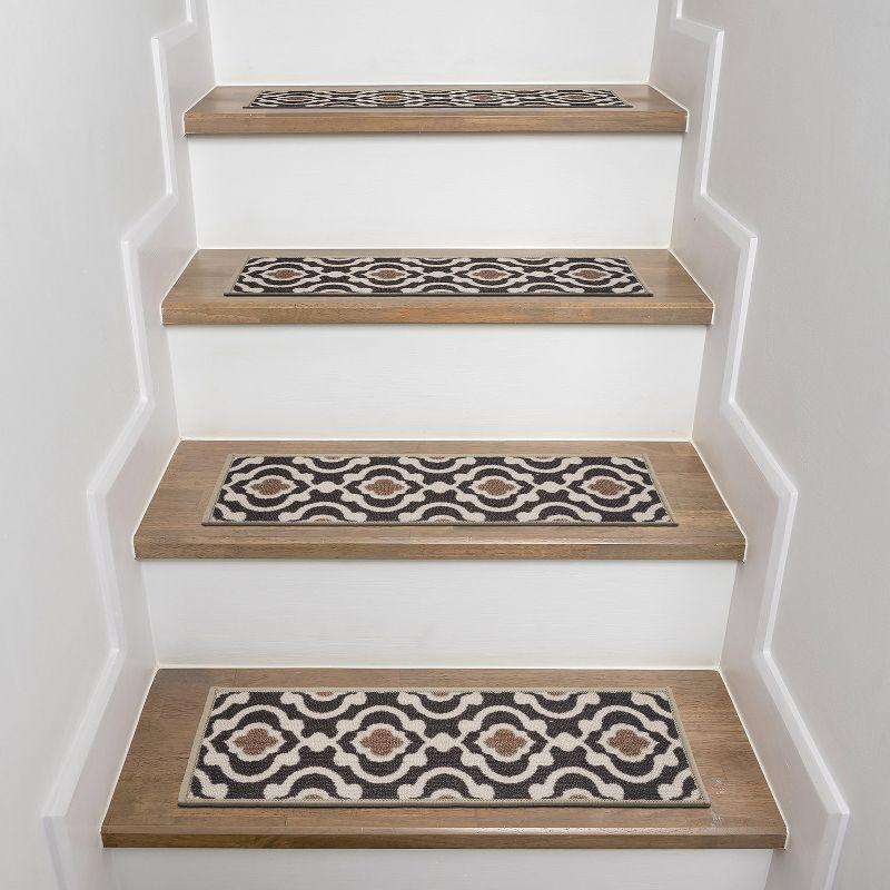 World Rug Gallery Trellis Non-Slip Stair Treads