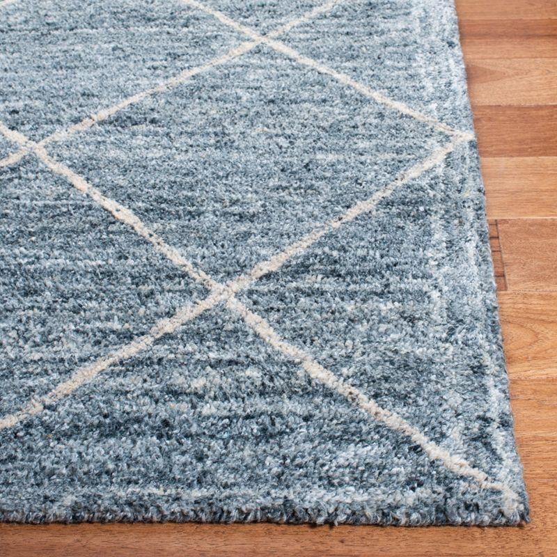 Himalaya HIM423 Handmade Area Rug - 4'x6' - Blue/Gold - Safavieh
