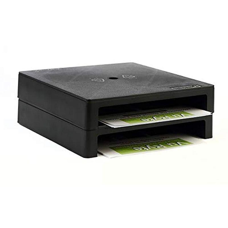 Vu Ryte (VUR 4855) Stackable 2" Computer Monitor Stand, Black - Set of 2