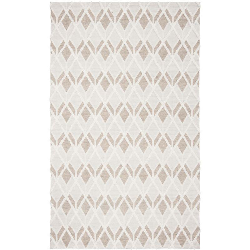 Marbella MRB602 Handmade Indoor Area Rug - Beige/Ivory - 5'x8' - Safavieh