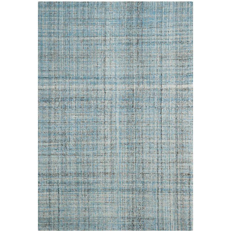 Abstract ABT141 Handmade Indoor Area Rug - Blue/Multi - 5'x8' - Safavieh