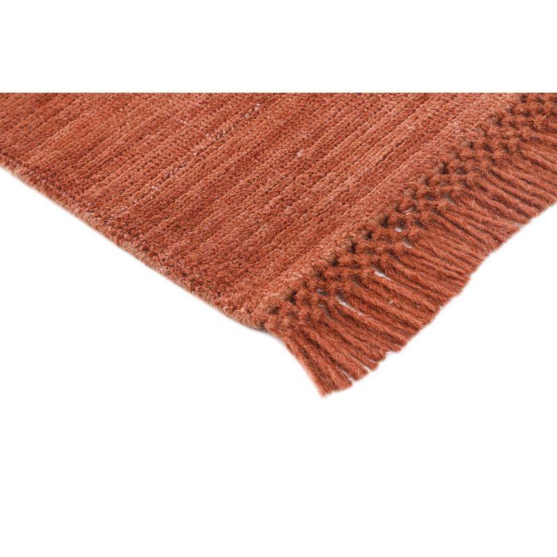 Liska Hand Loomed Red Rug