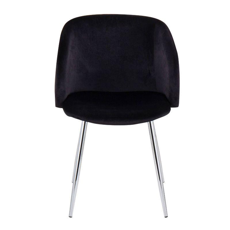 Terrance 18.5'' H Velvet Upholstered Parsons Chair
